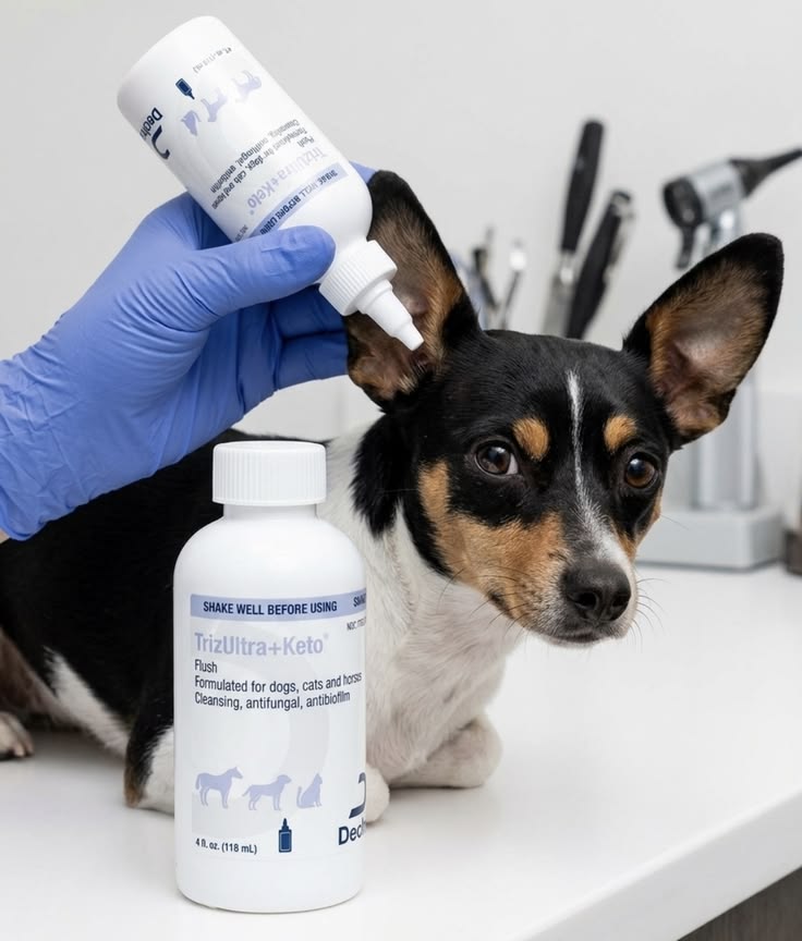 Ear cleaning for pets