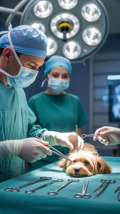 Vet team preparing for pet surgery in Islamabad